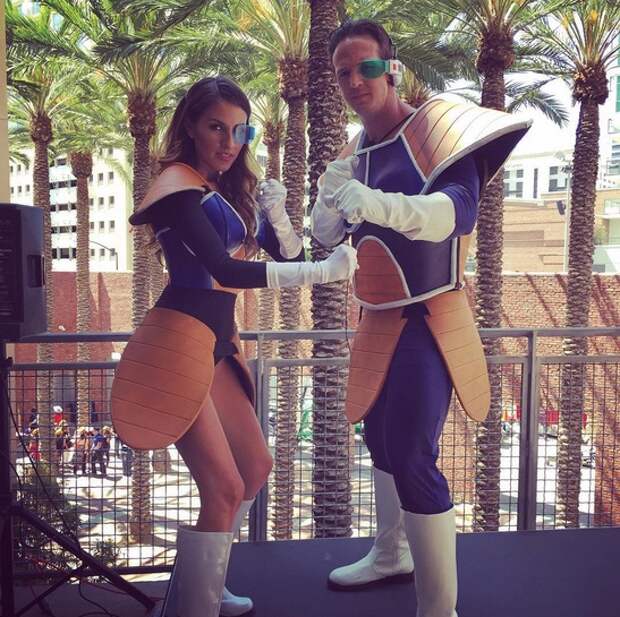 23. Поклонники Battle of Saiyan comic-con, костюм, пара, фестиваль