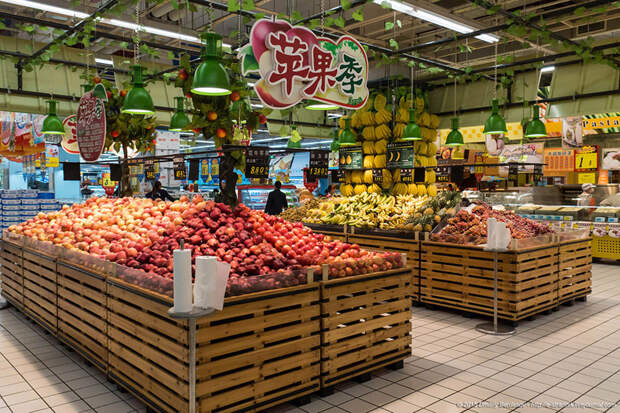 Чем питаются обычные китайцы или экскурсия по супермаркету в Поднебесной еда, китай, китайцы, супермаркет