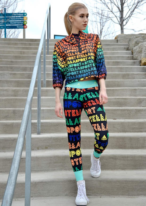 Stella Sport Adidas Stella Sport, Adidas, Rainbow, Outfit, Athleisure