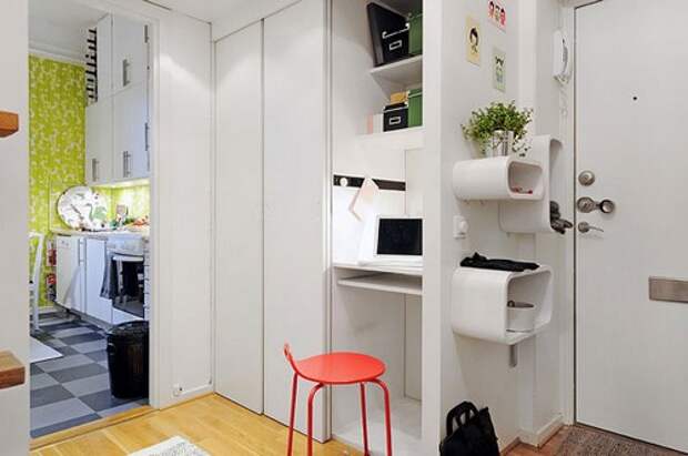 дизайн маленькой квартиры-коридор