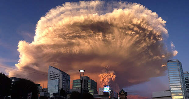 1. Извержение вулкана Кальбуко в Чили. природа, удивительные фотографии, фото
