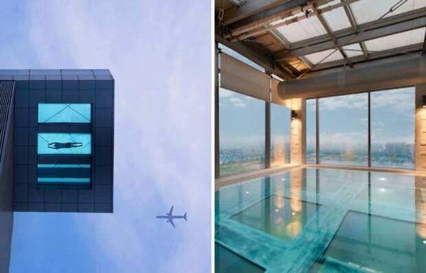 Невероятный бассейн в Holiday Inn Shanghai Pudong Kangqiao!