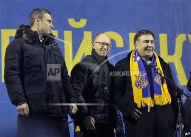 М. Саакашвили на Майдане. Фото: АР