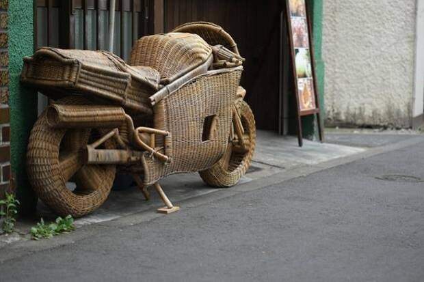 Плетенный мотоцикл