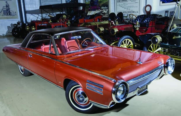Прототип газотурбинного автомобиля Fiat 1954 fiat, газотурбинный двигатель, концепт, прототип, турбина
