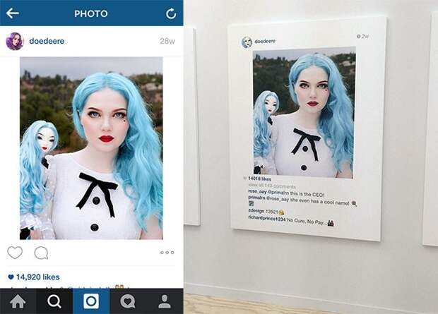 Ричард Принс продает чужие фотографии с Instagram по 100 000 долларов за снимок