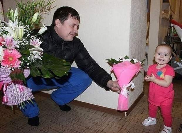 Цветочки для дочки.