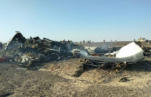 Место падения Airbus A321, Египет