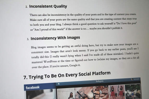 SEO Blog Tips Headers