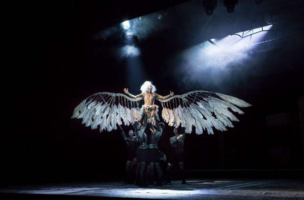 Amanda Lawrence in <em>Angels in America</em>