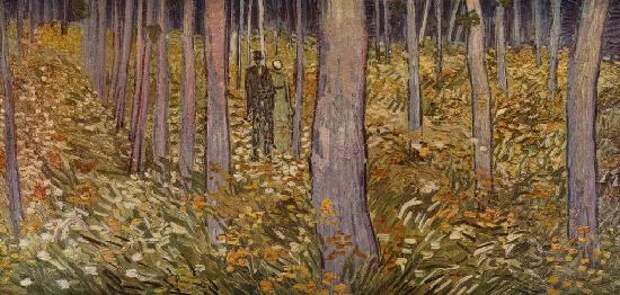 Винсент Ван Гог - Пара на лесной прогулке