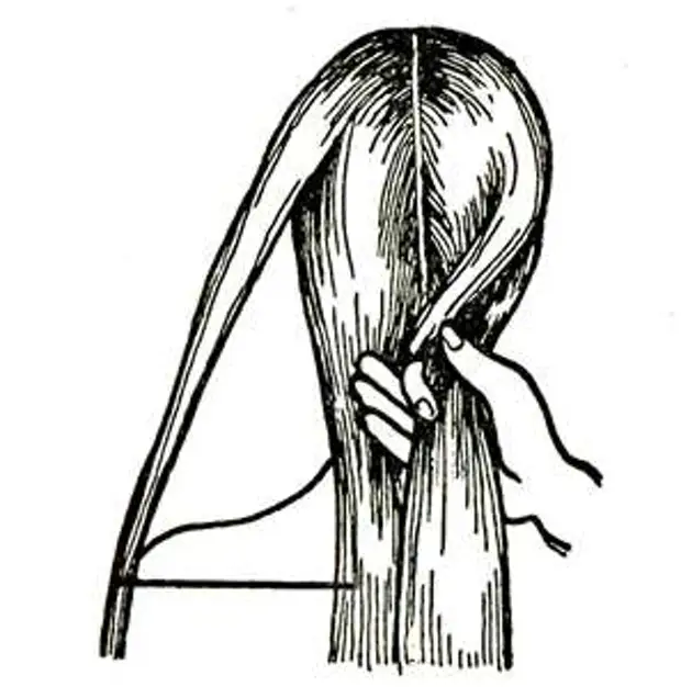 Как вытягивать волосы при колоске