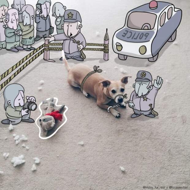 Забавные существа Лукаса Левитана на фото из Instagram (40 фото)