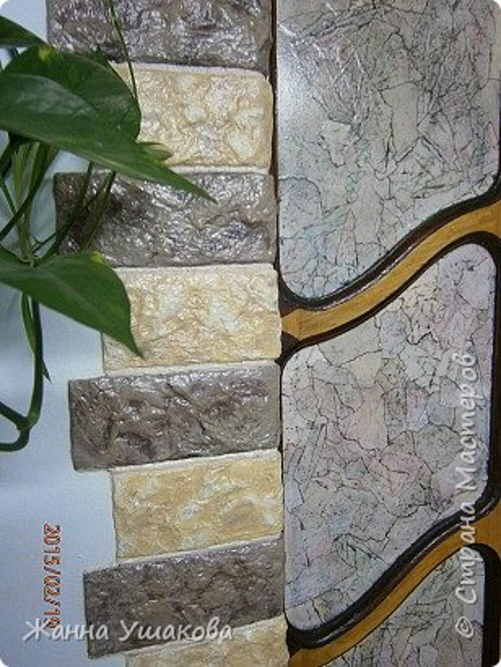 Кирпичики из яичных лотков своими руками