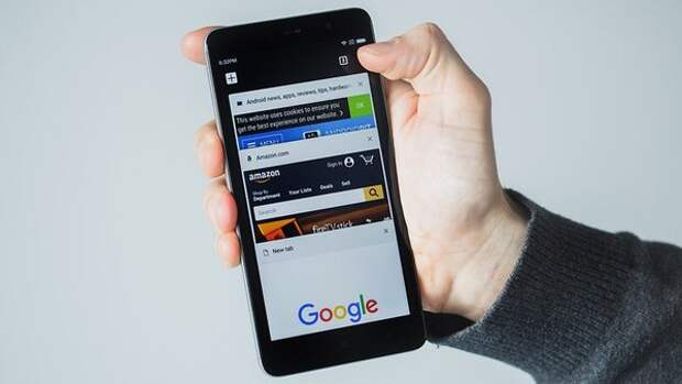 Chrome в многозадачности Android