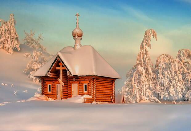 Потрясающие  фотографии зимней природы зима, природа