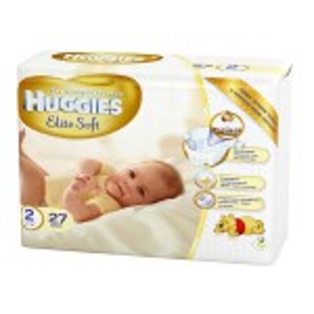 Подгузники Huggies Elite Soft 2 (4-7 кг) 27 шт.