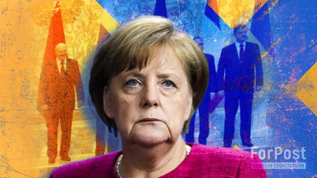 Как англосаксы заставили Меркель молчать о России. Коллаж ForPost