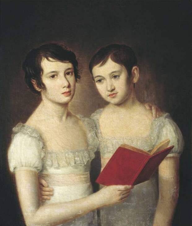 Смирновский - Портрет двух девочек. 1810