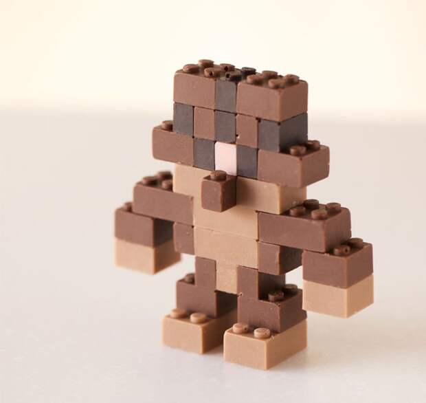 съедобные шоколадные кубики lego (5)
