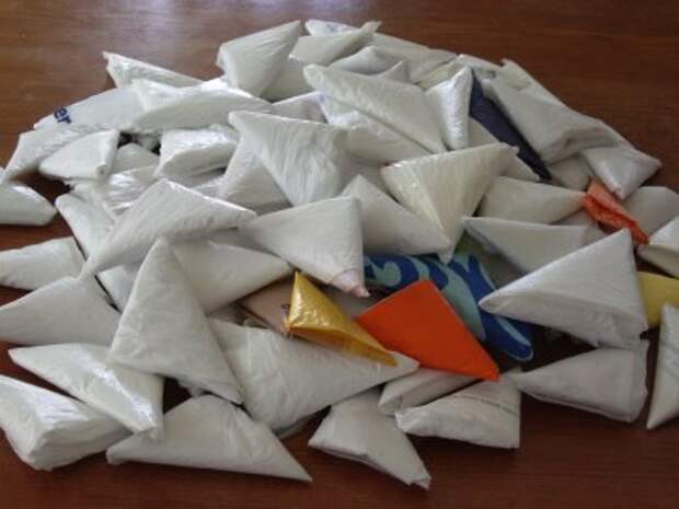 Как хранить пакеты - полиэтиленовое «оригами»
