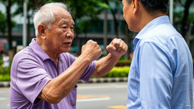 Драка мужчин / Изображение сгенерировано shedevrum.ai / amic.ru