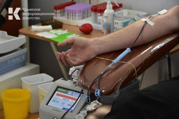 В прошлом году в Крыму стали донорами крови больше 20 тысяч человек