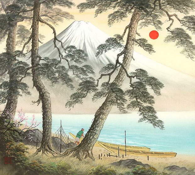 Восточные рисунки Koukei Kojima Восточные рисунки Koukei Kojima