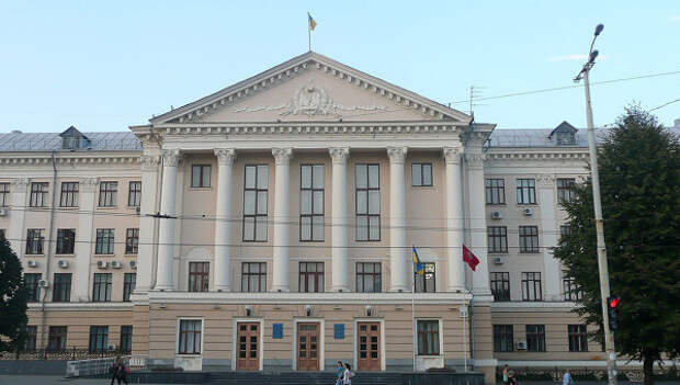 Здание городского совета Запорожья. Архивное фото