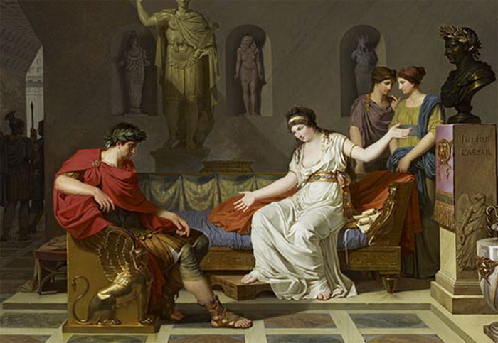 Клеопатра и Октавиан. Луи Гофье, 1787 год Клеопатра и Октавиан. Луи Гофье, 1787 год
