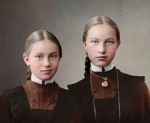 11 раскрашенных исторических фотографий о русских людях (1900-1965)