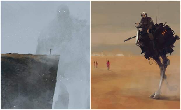Художник Якуб Розальски (Jakub Rozalski) на своих полотнах создает атмосферу сказочного и захватываю