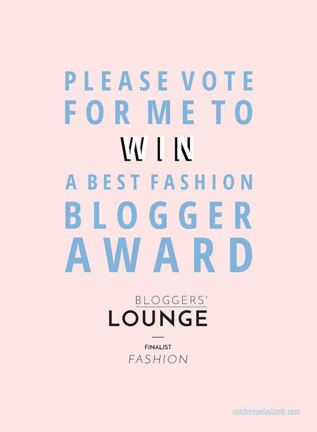 Vote for me - Not Dressed As Lamb
