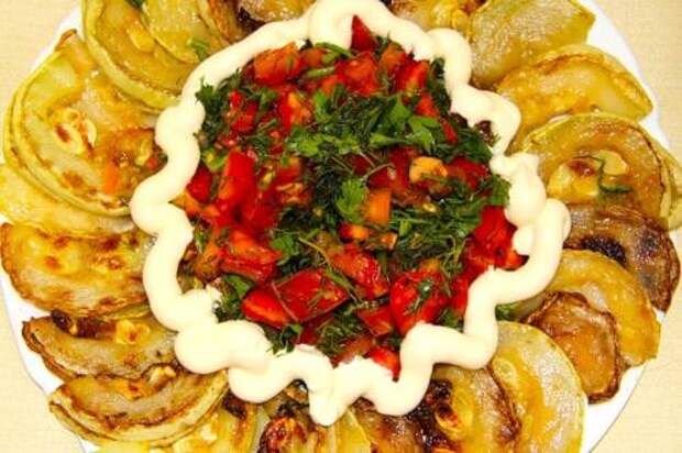 Кабачки, тушеные с овощами по-гречески – рецепт с фото