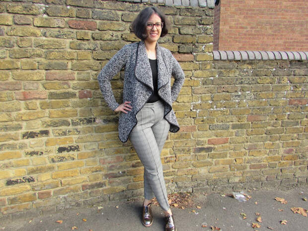 checked trousers 