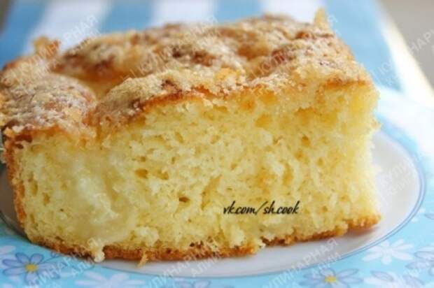Сахарный пирог "Tarte au sucre"