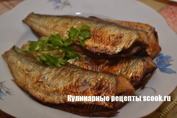 Жареная селедка без масла