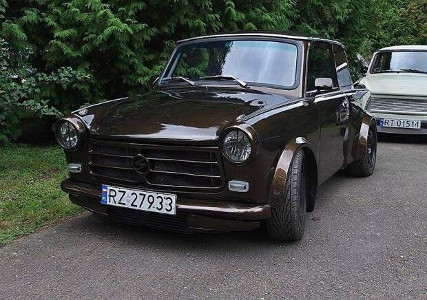 Бешеный Trabant 4x4 мощьностью 270 "лошадей" trabant, тюнинг