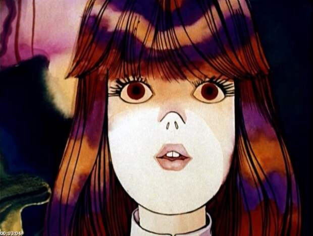 Кадр из мультфильма *Алиса в стране чудес*, 1981