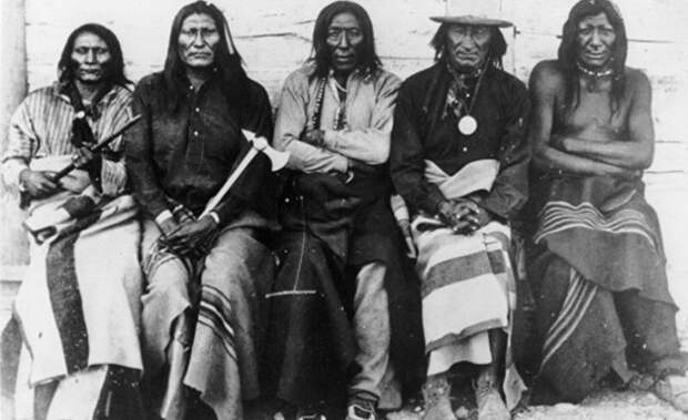 Индейцы кроу, 1871 год. | Фото: ИноСМИ.