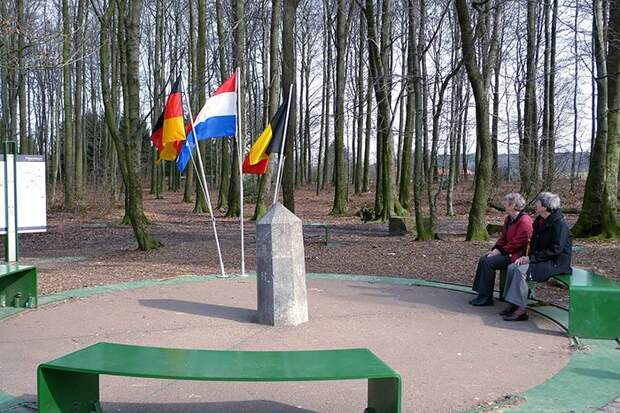 границы Германии, Бельгии и Нидерланд