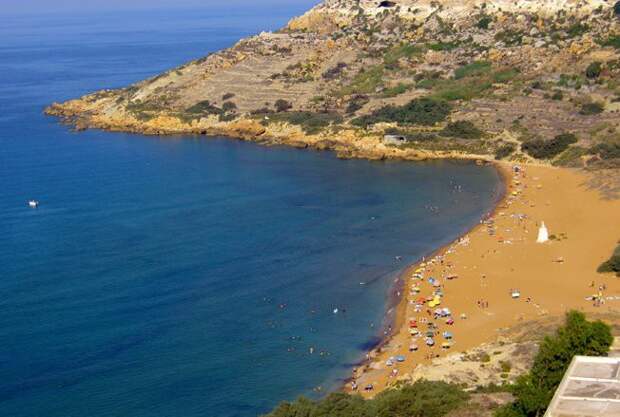 Оранжевый: Ramla Bay, Гозо, Мальта Отдых и Путешествия, море, пляж