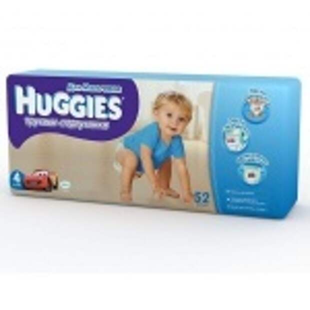 Трусики-подгузники Huggies Little Walkers для мальчиков 4 (9-14 кг) 52 шт.