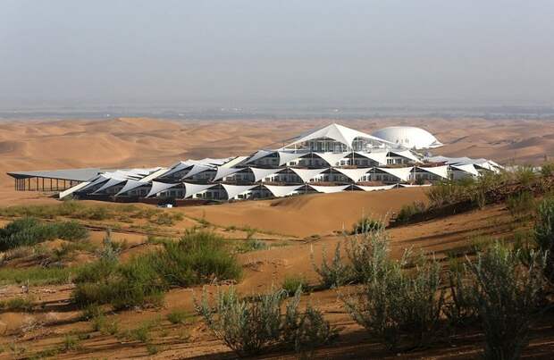 Песчаный Лотос — удивительный отель в пустыне (1)