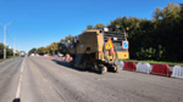 Ремонт дороги Павловского тракта / Фото: администрация Барнаула