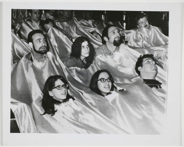 Экспериментальное кино, 1967 год. Автор: Arthur Fellig (Weegee).