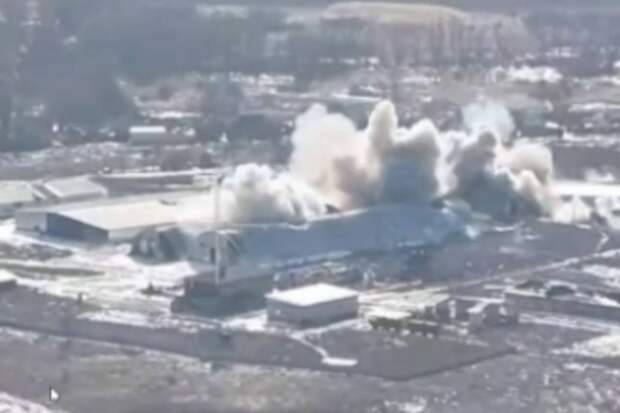 Удары ФАБ по пункту ВСУ в приграничном селе попали на видео