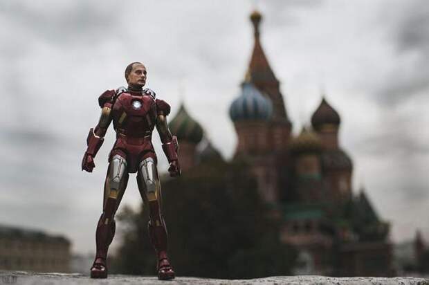 игрушечные герои Путин