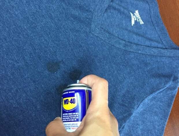 WD-40 на футболке