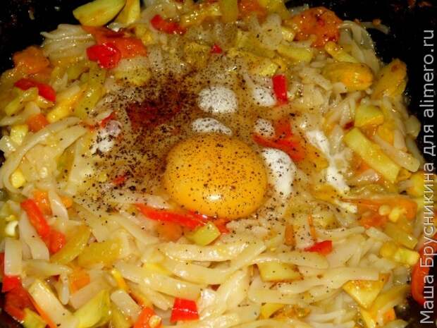 Паста с овощами Паста с овощами